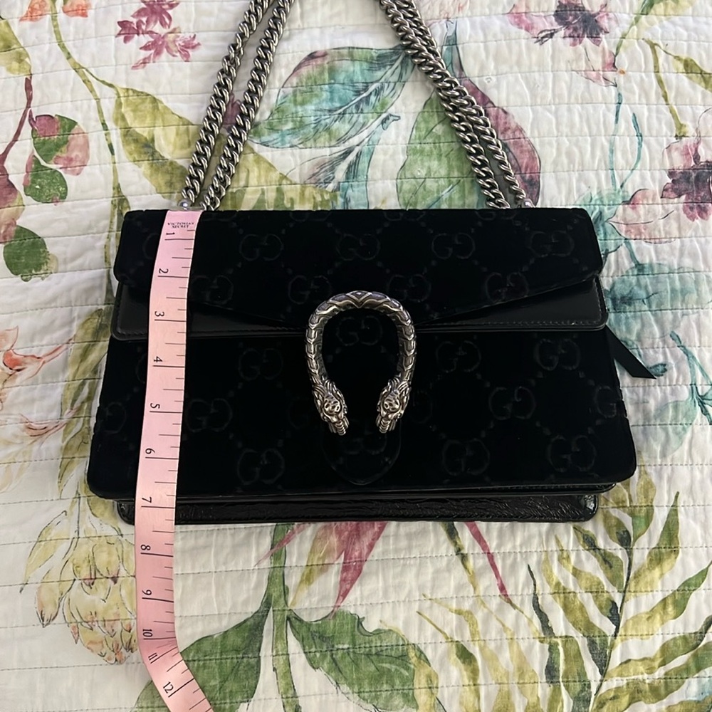 Gucci Black Velvet Dionysus…. i think this is medium - Picture 3 of 14